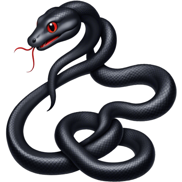 Black snake emoji