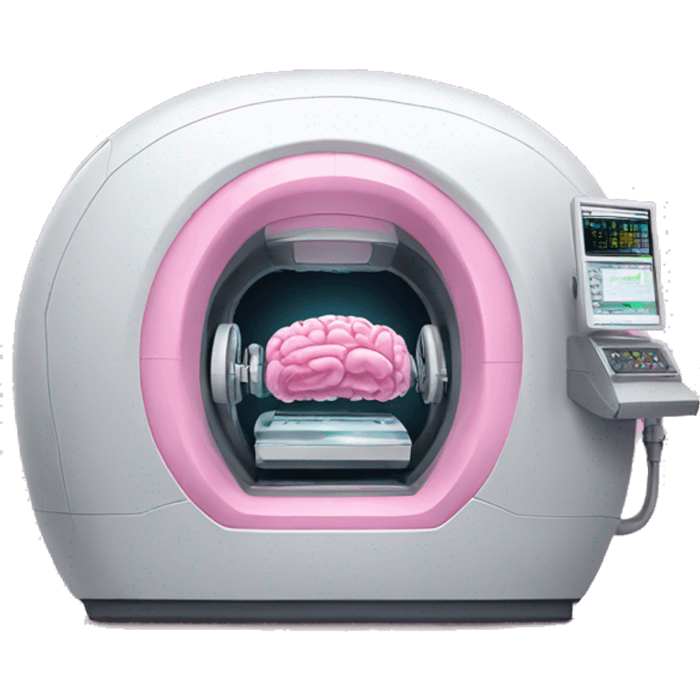 Pink MRI machine emoji