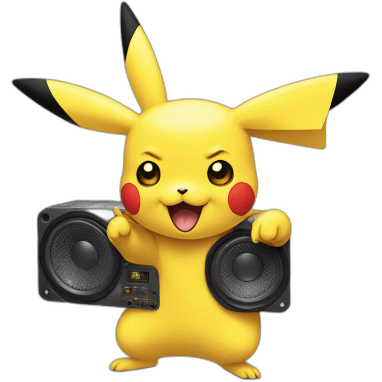 pikachu dancing soundsystem emoji