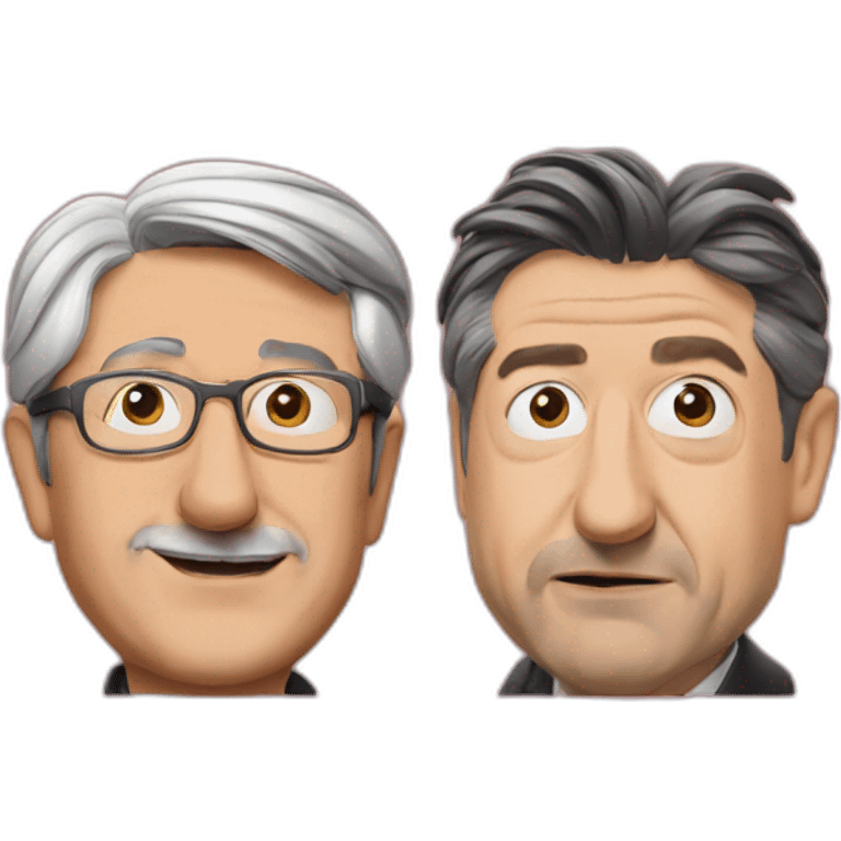 Melenchon Versus Lepen emoji