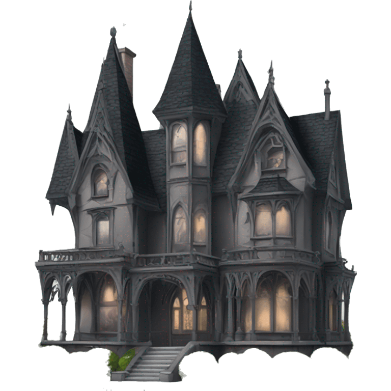 Gothic mansion emoji