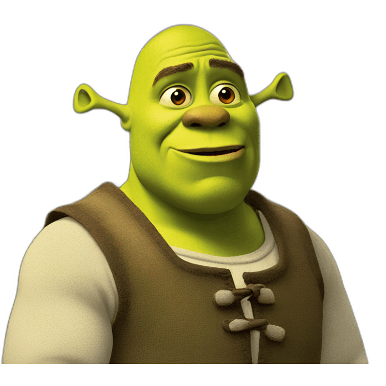 shrek being confused emoji