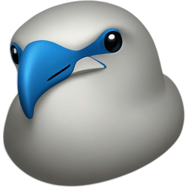 blue v-xon albatross emoji