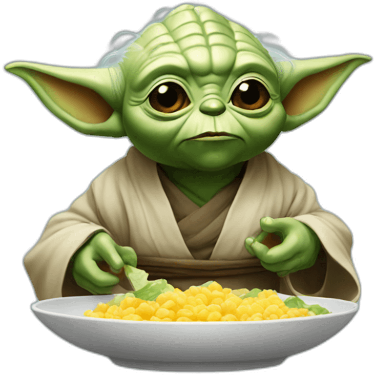 yoda eat emoji