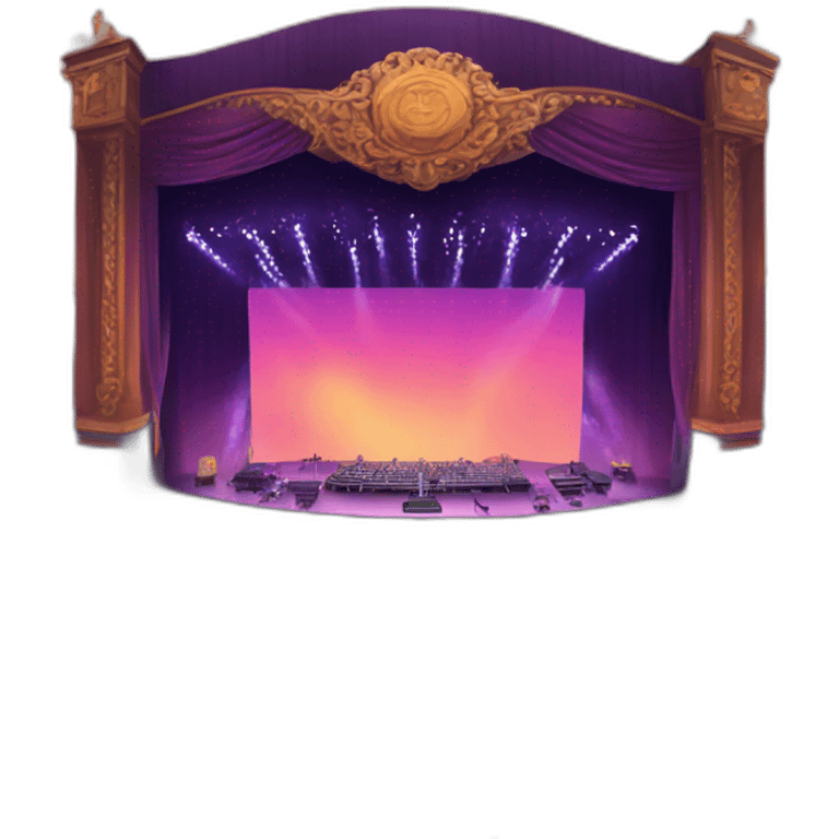 big concert stage emoji