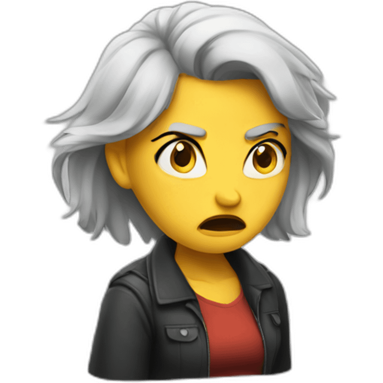 angry woman emoji