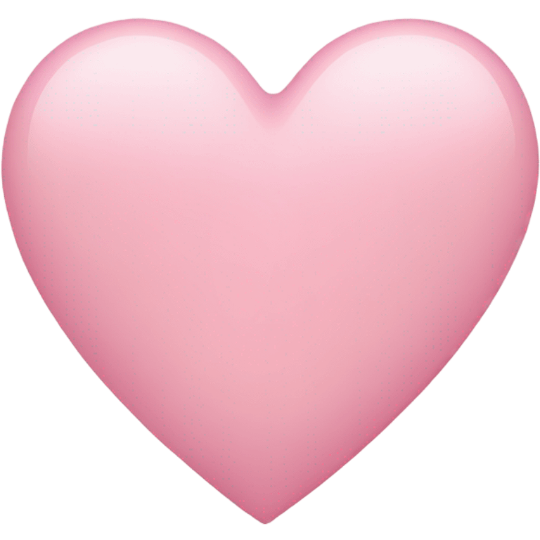 light pink heart emoji