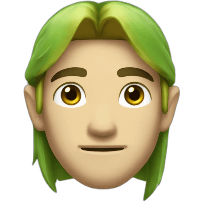 Link from the legend of Zelda. emoji