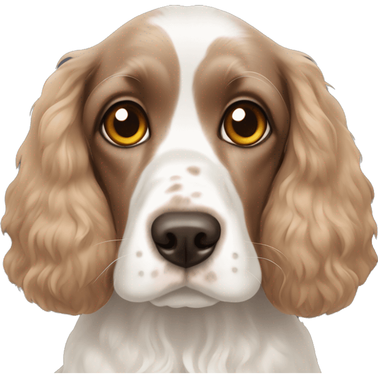 Cocker spaniel with heterochromia emoji