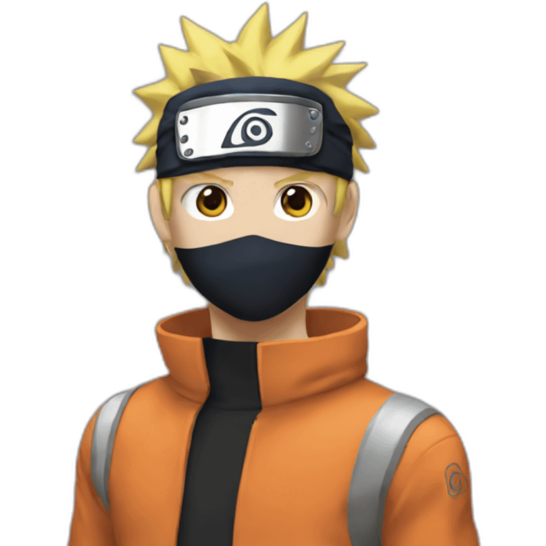 Naruto With a mask emoji