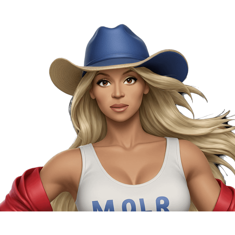 realistic blonde girl in hat emoji