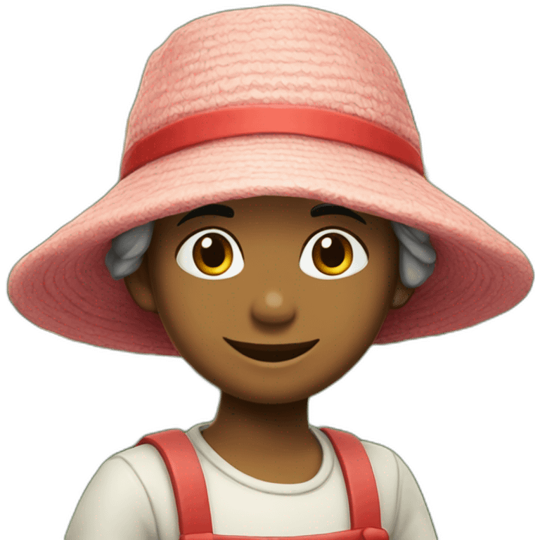 petit nain de jardin avec bonnet rouge emoji