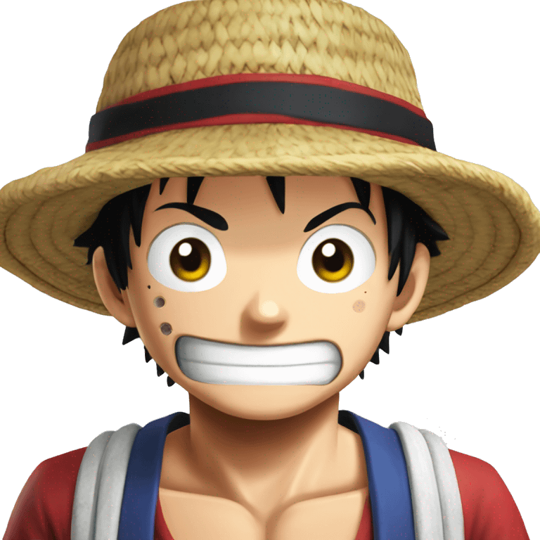 luffy from one piece gear 5  emoji