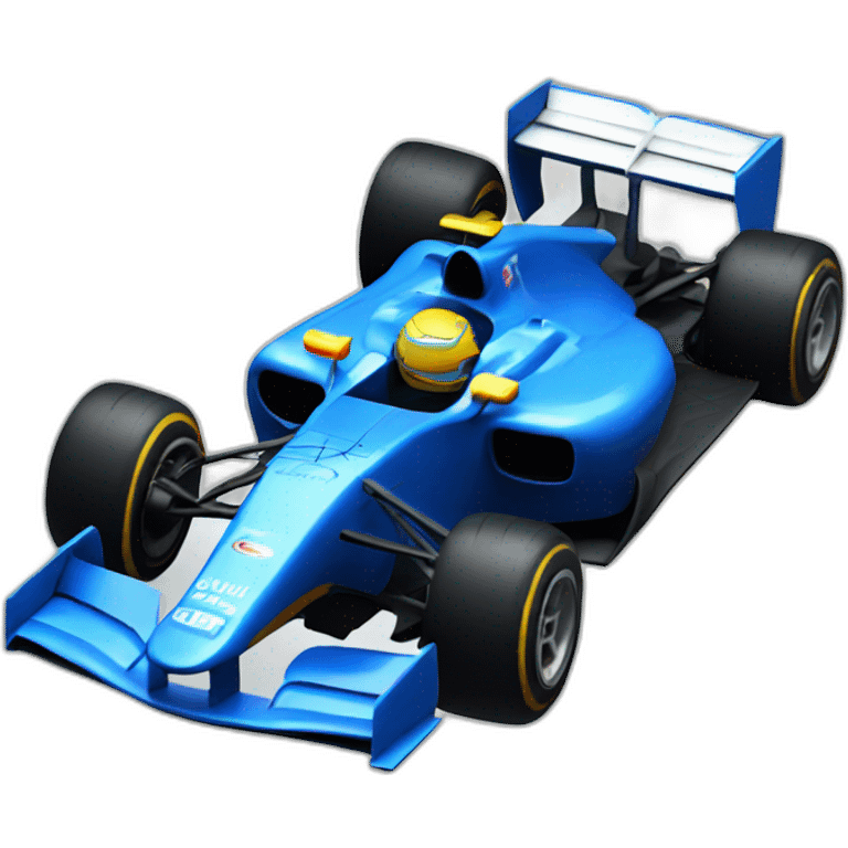 Formula one car emoji