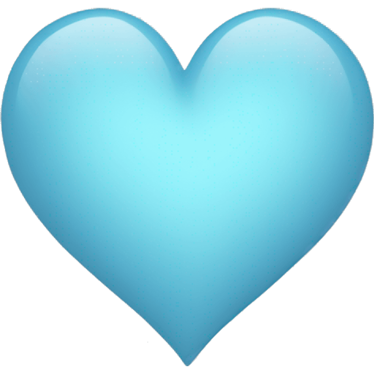 Light blue heart emoji