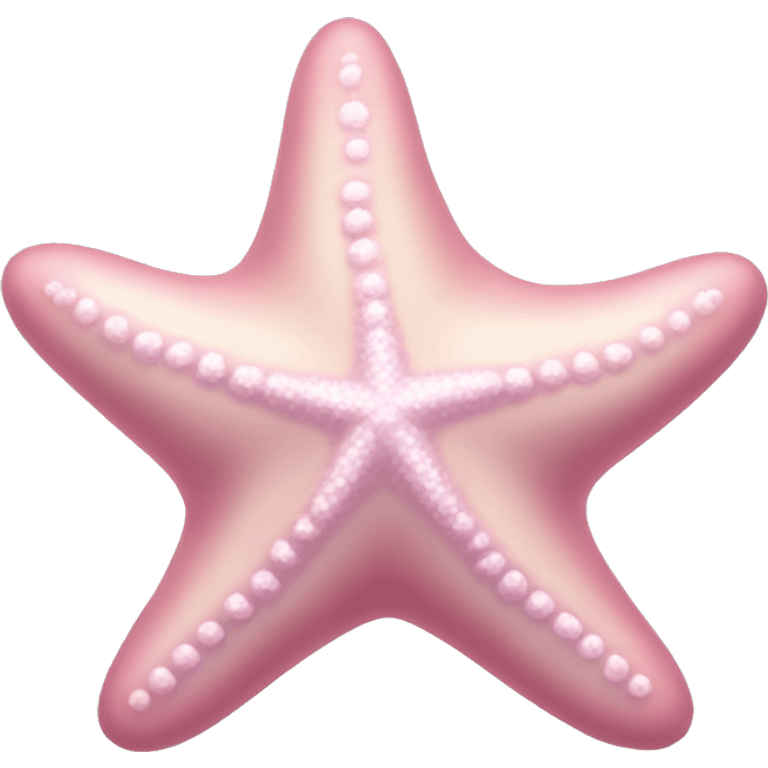 Pastel pink starfish emoji