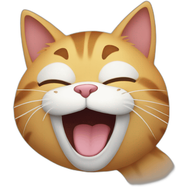 Cat laugh emoji