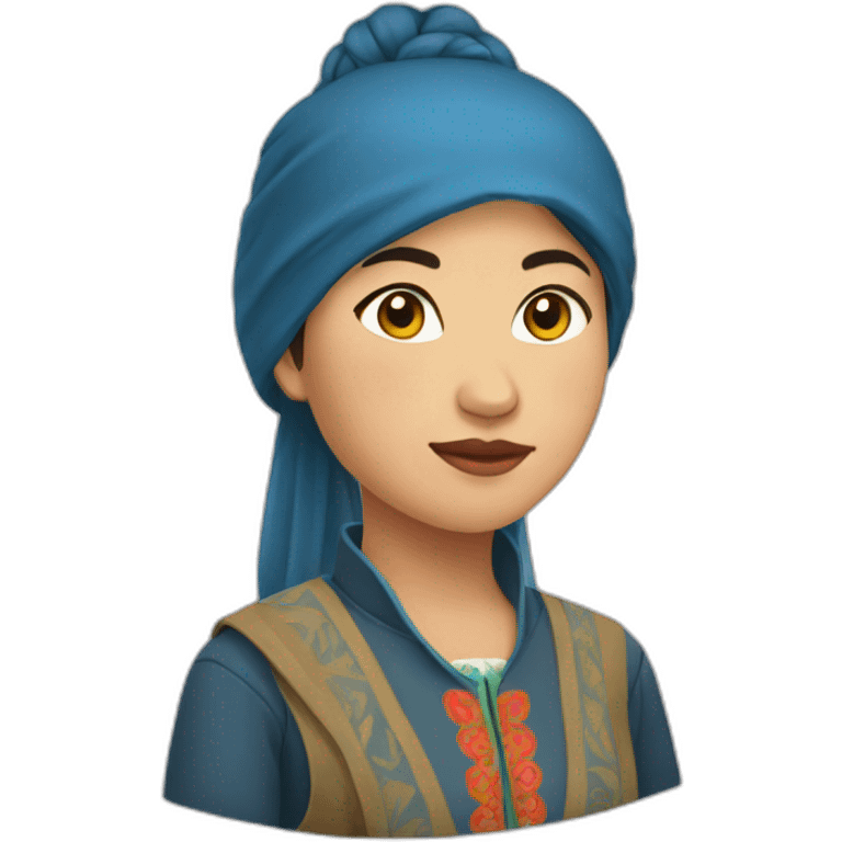 kyrgyz`s girl emoji