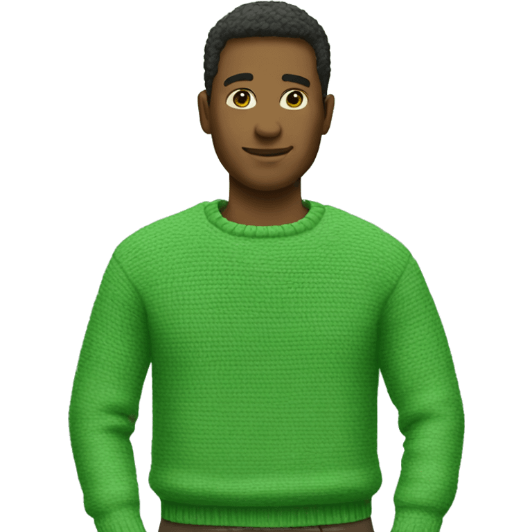 Just a green sweater without a person emoji