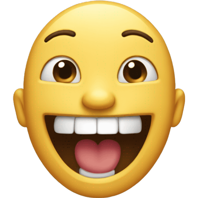 Laughing with the corners of your mouth raised emoji