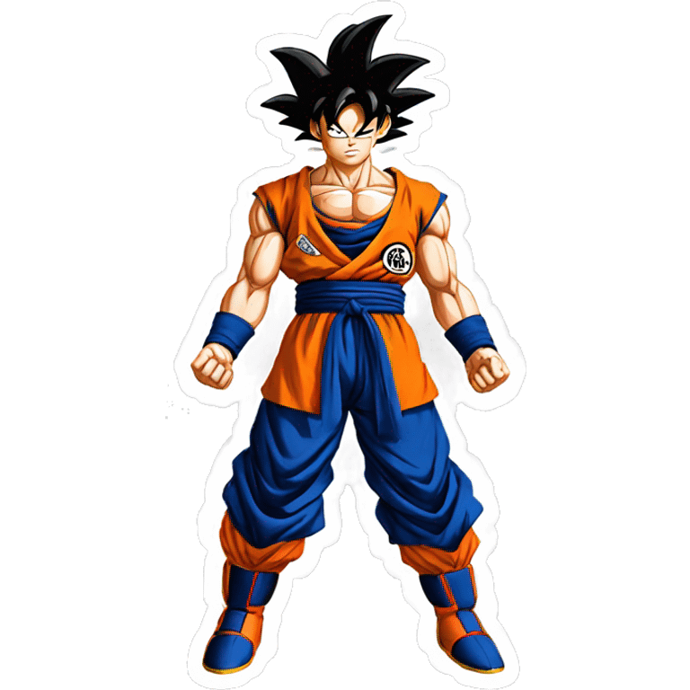 Goku doing fusion with végéta  emoji