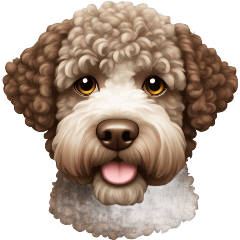 Lagotto romangnolo brown emoji