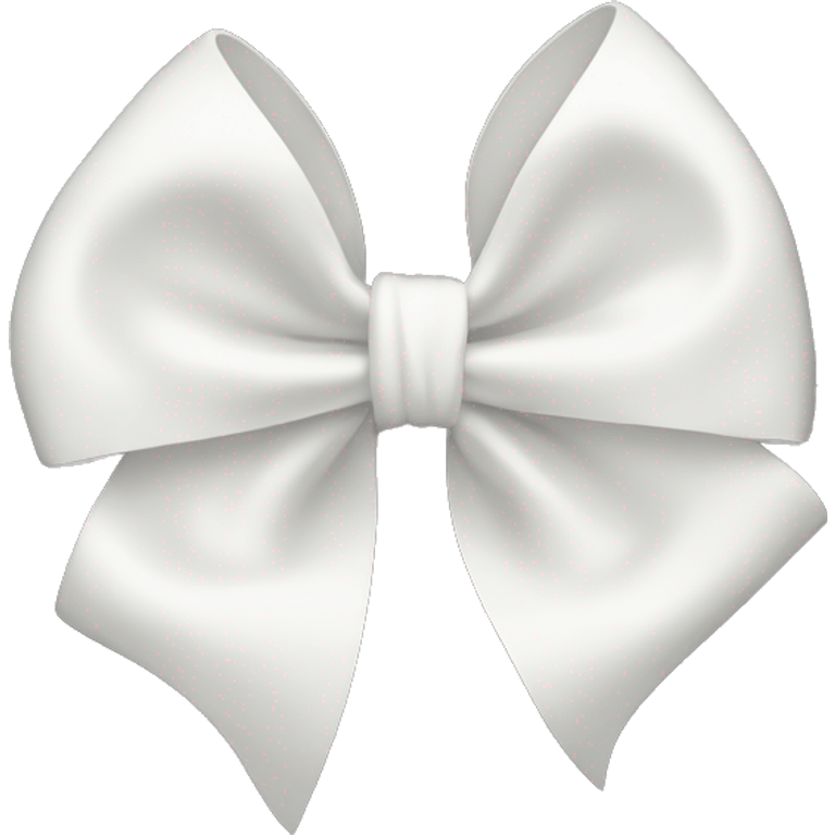 white bow emoji