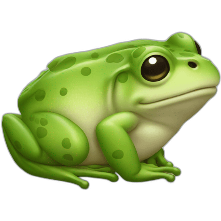 frog sleeping emoji