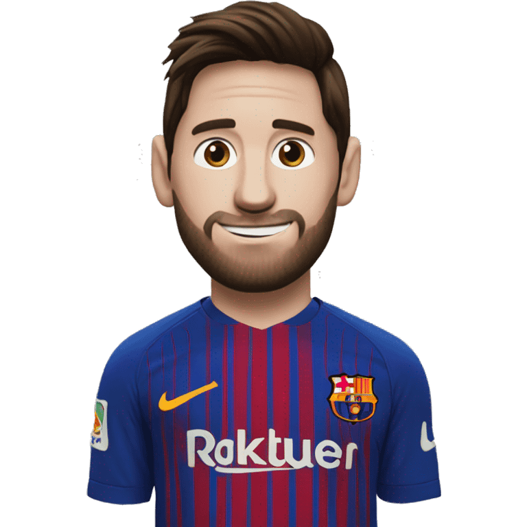 Messi alzado un dedo  emoji