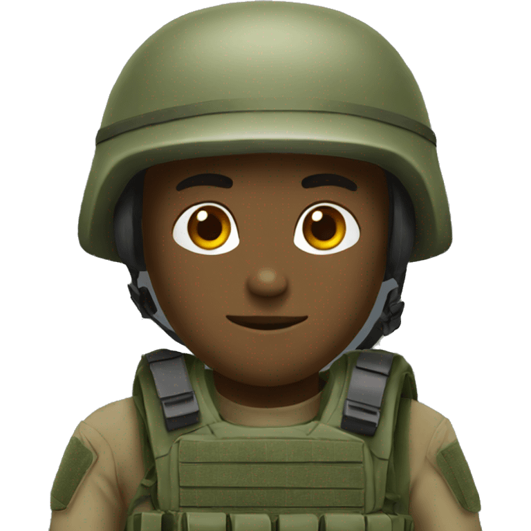 Military commando emoji