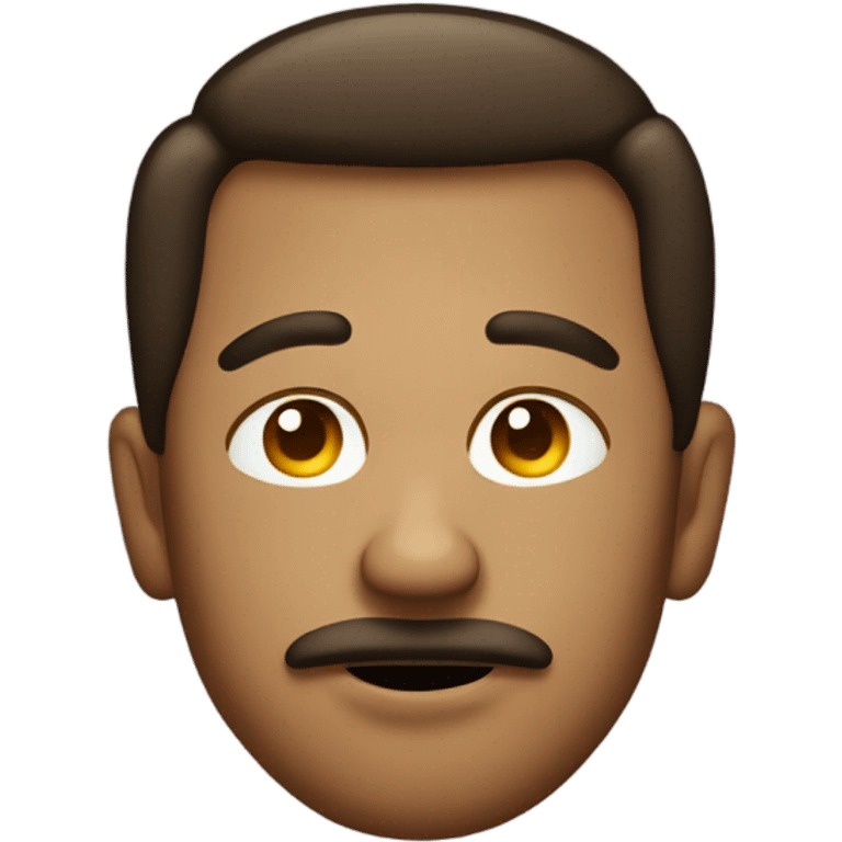 Man with sugar in his nose  emoji