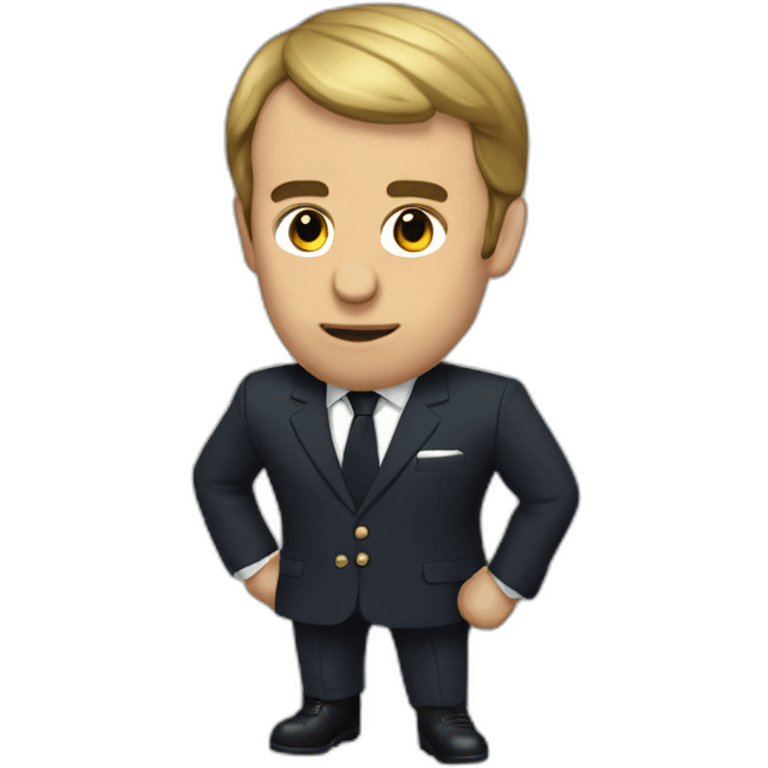 Macron fumant emoji