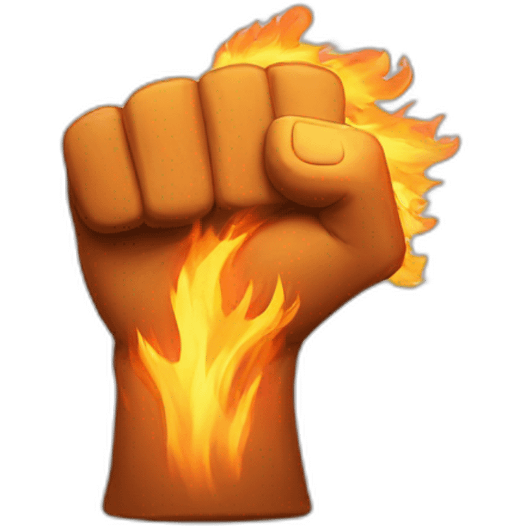 Fire fist ace  emoji