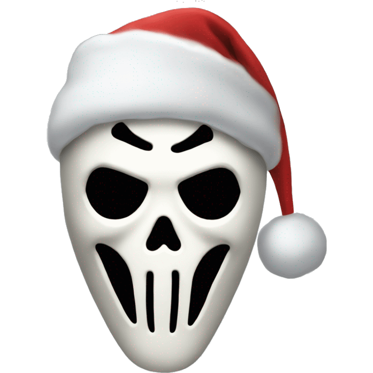 christmas ghostface emoji