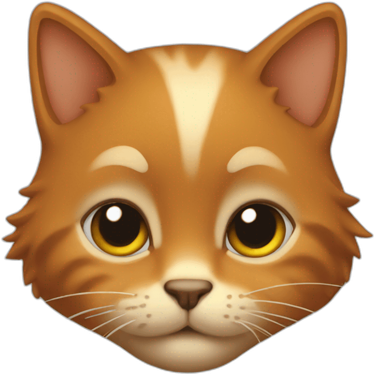 Chat roux emoji