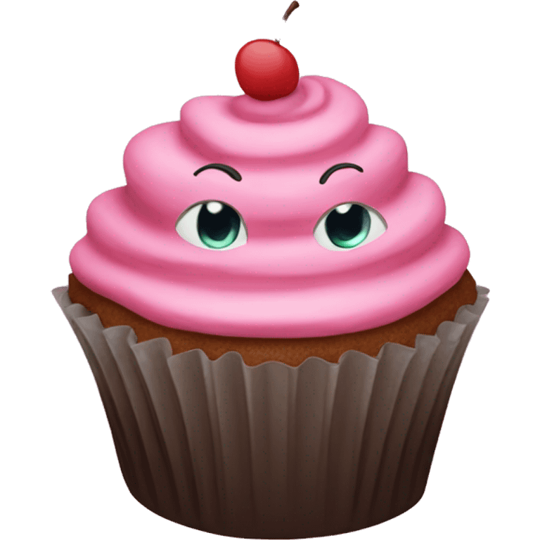 cupcake that cant stop singing emoji