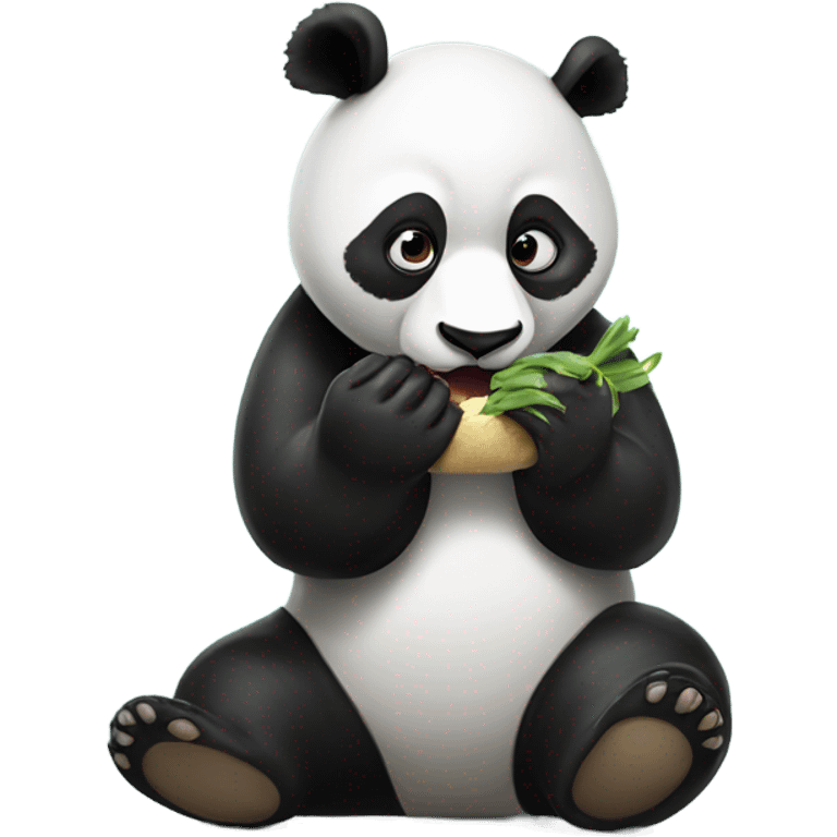 Panda eating a panda  emoji