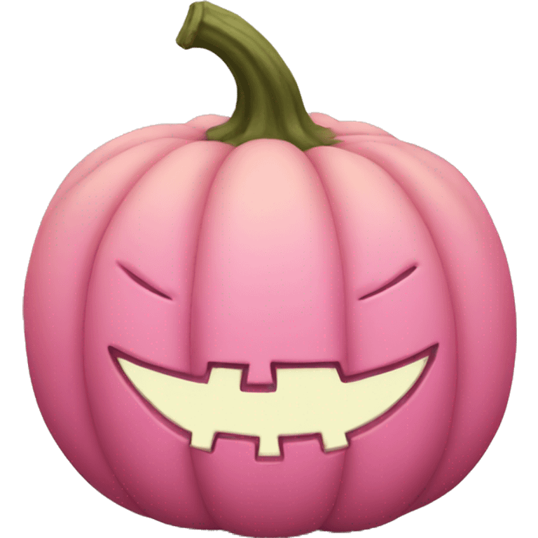 Pink pumpkin  emoji