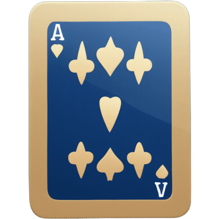 playing card that is dark blue emoji