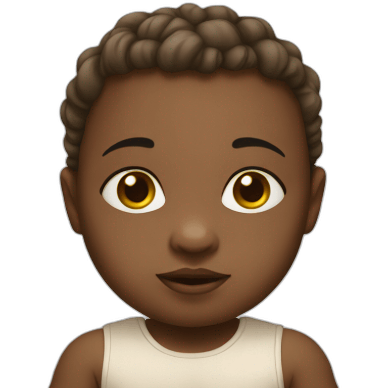 white BABY emoji