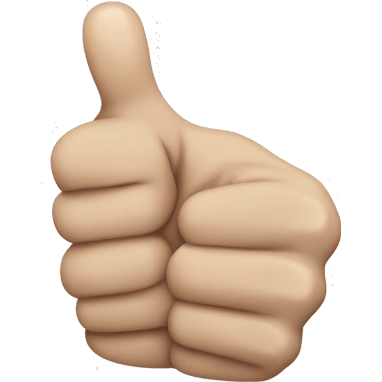 Thumbs up in a cast emoji