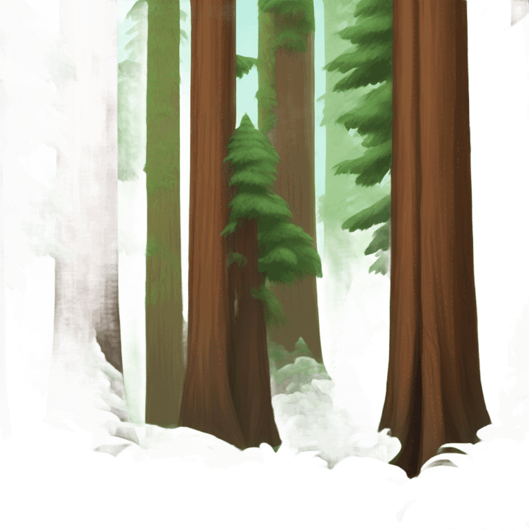 Redwood tree forest emoji