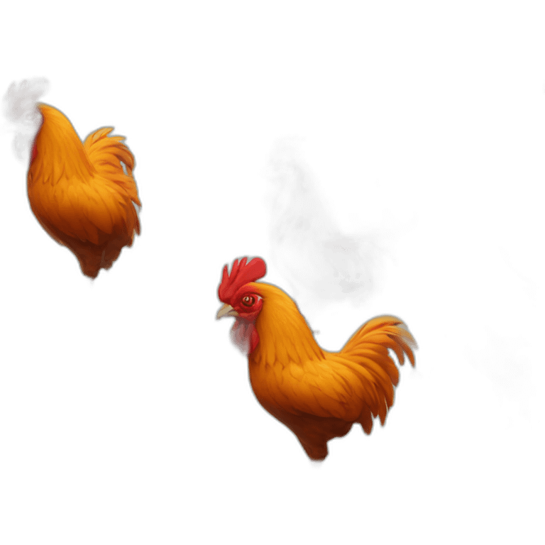 big rooster emoji