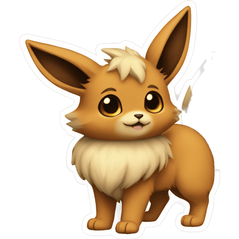 Eevee Full Body emoji