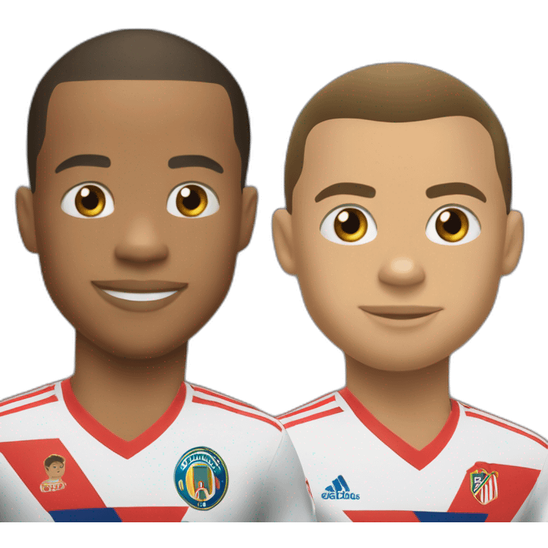 Mbappe et ronaldo emoji