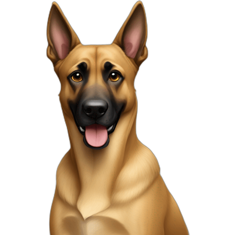 Malinois et golden boanc emoji