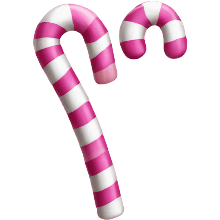 pink candy cane emoji