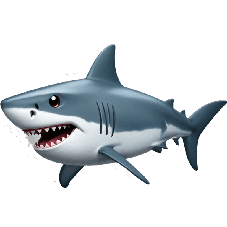  A shark mindblowing emoji