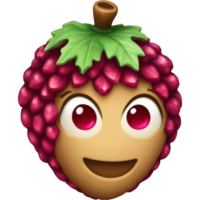 sparkling ruby Acorn emoji