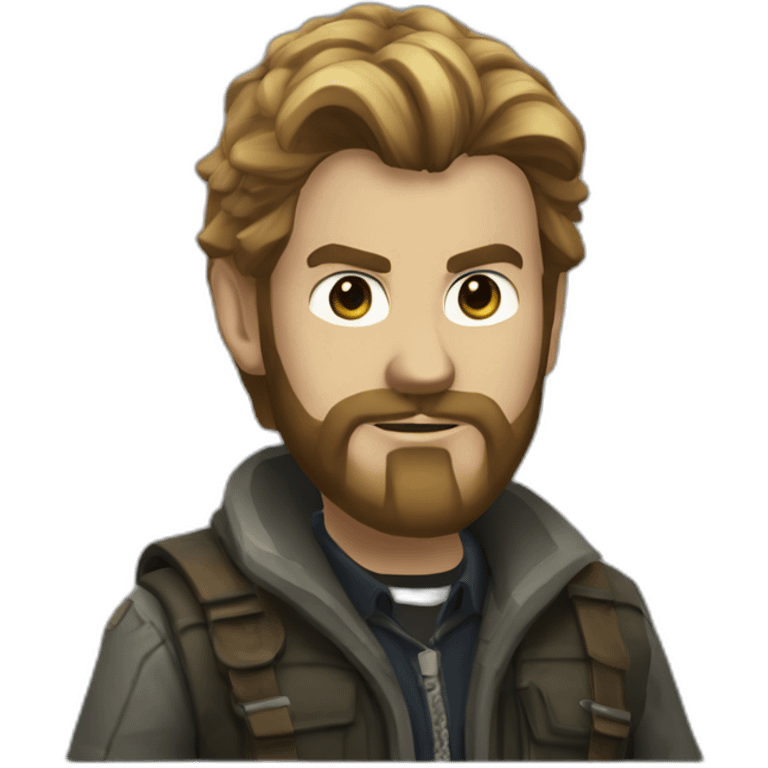 short haired gimli from the alan wake universe emoji